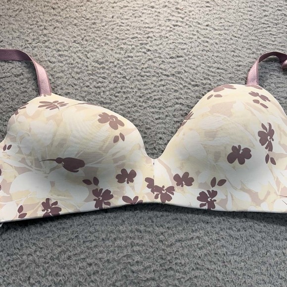 Auden Bra 36DD T-Shirt Bra The Bliss Floral Wire Free - Picture 1 of 7